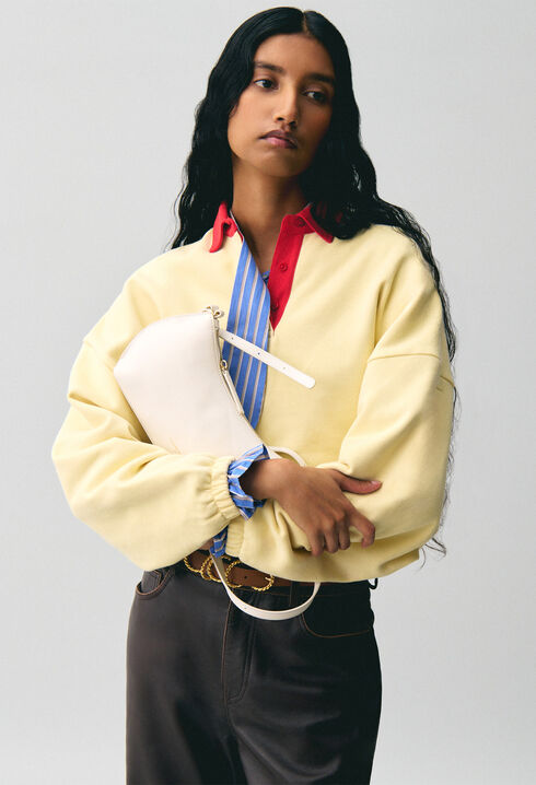 Sweatshirt oversize coton