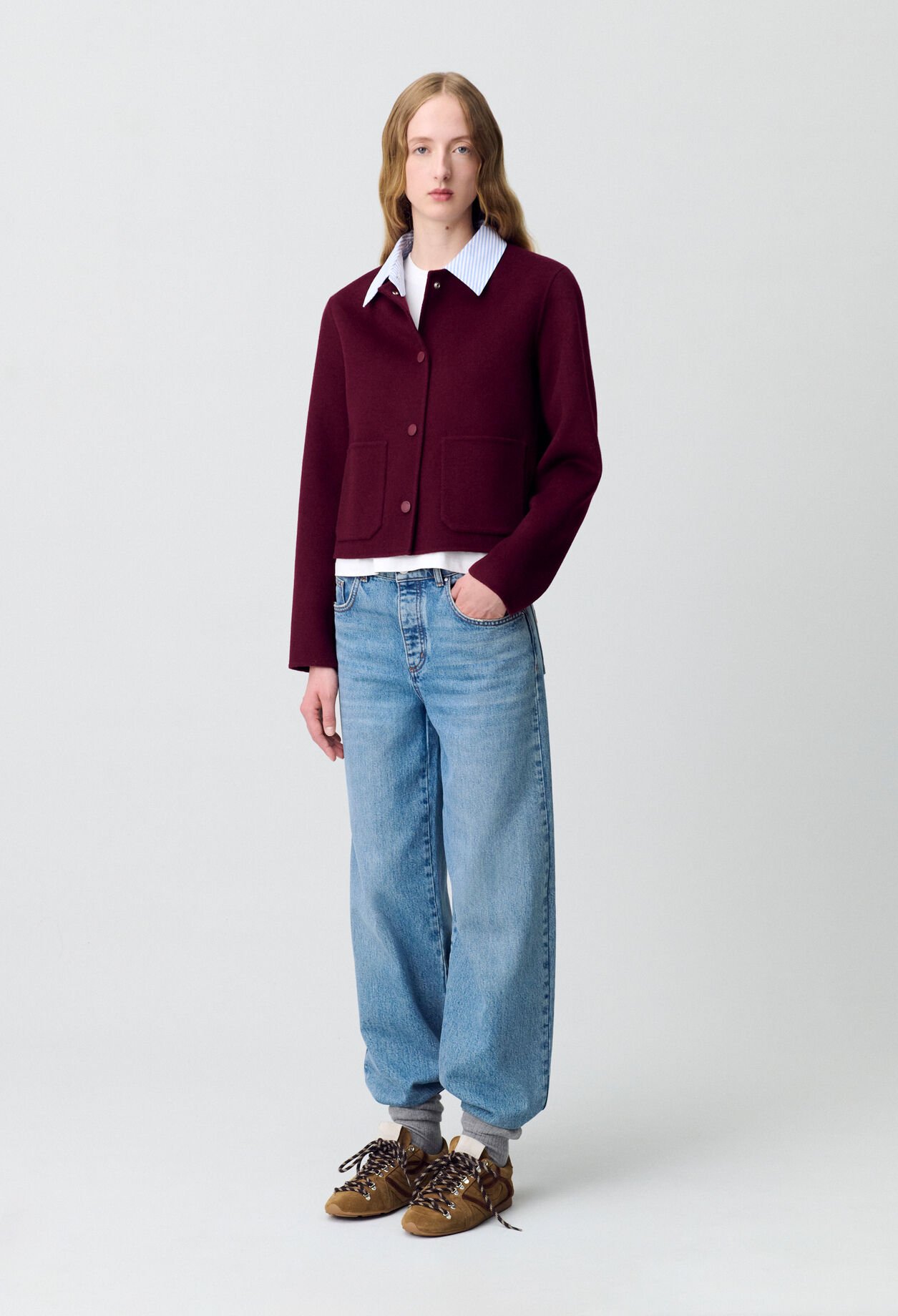 Veste courte laine