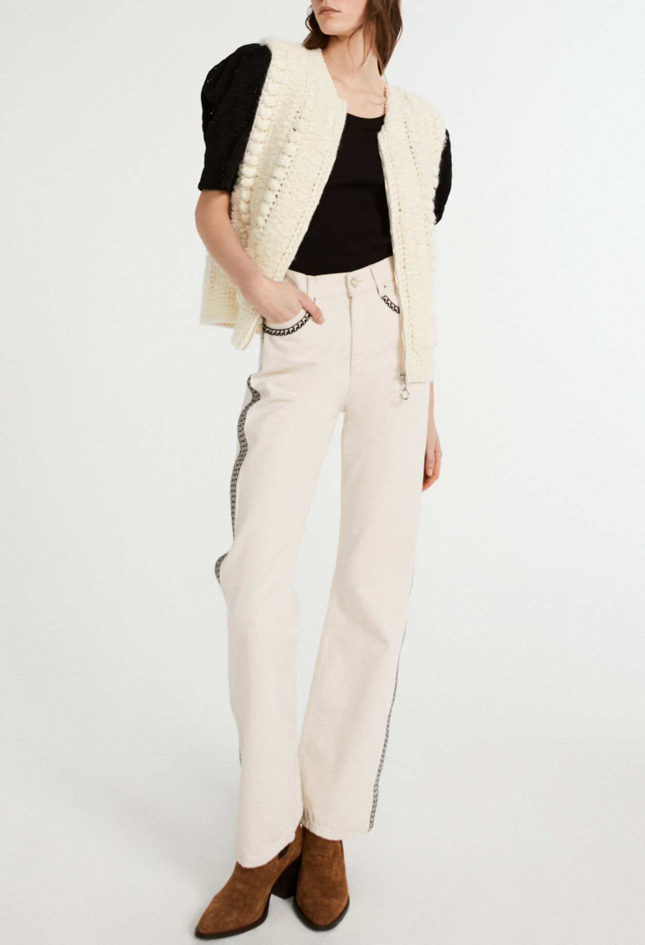 Cardigan sans manches