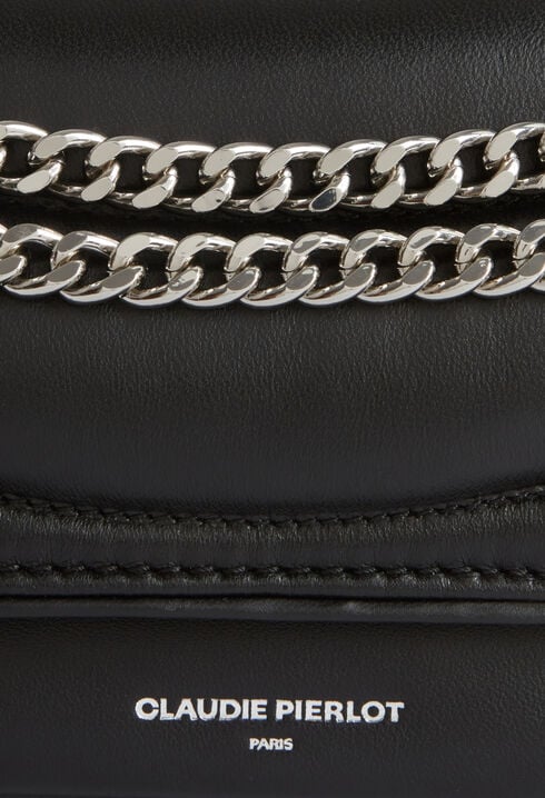 Sac Angelina matelassé cuir noir
