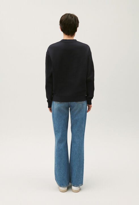 Sweatshirt bleu marine 