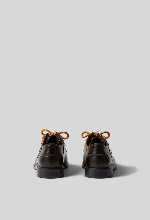 Derbies cuir grainé