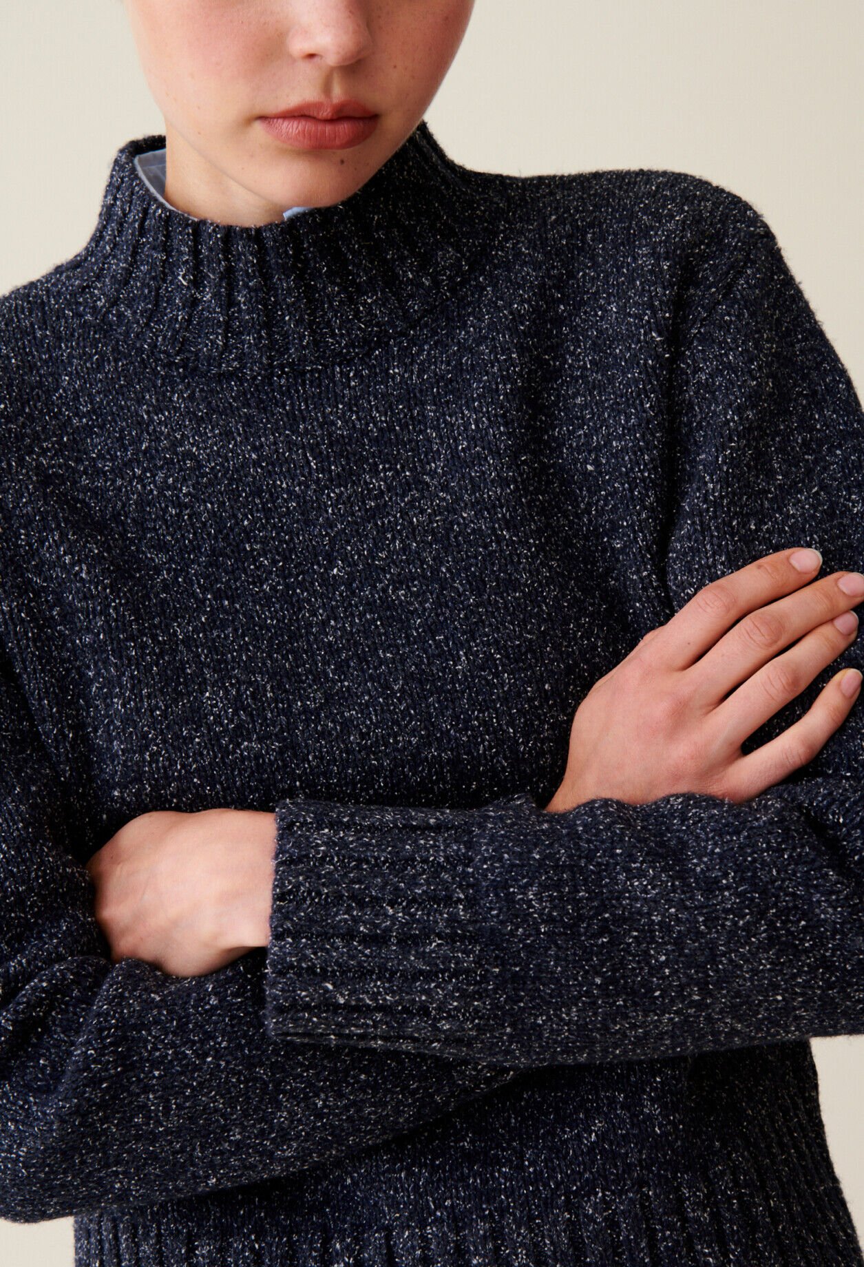 Pull col cheminée