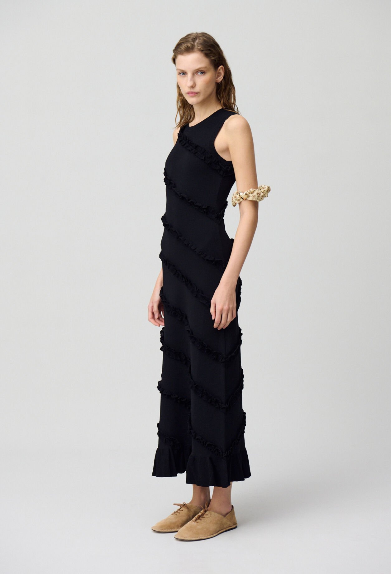 Robe longue fine maille