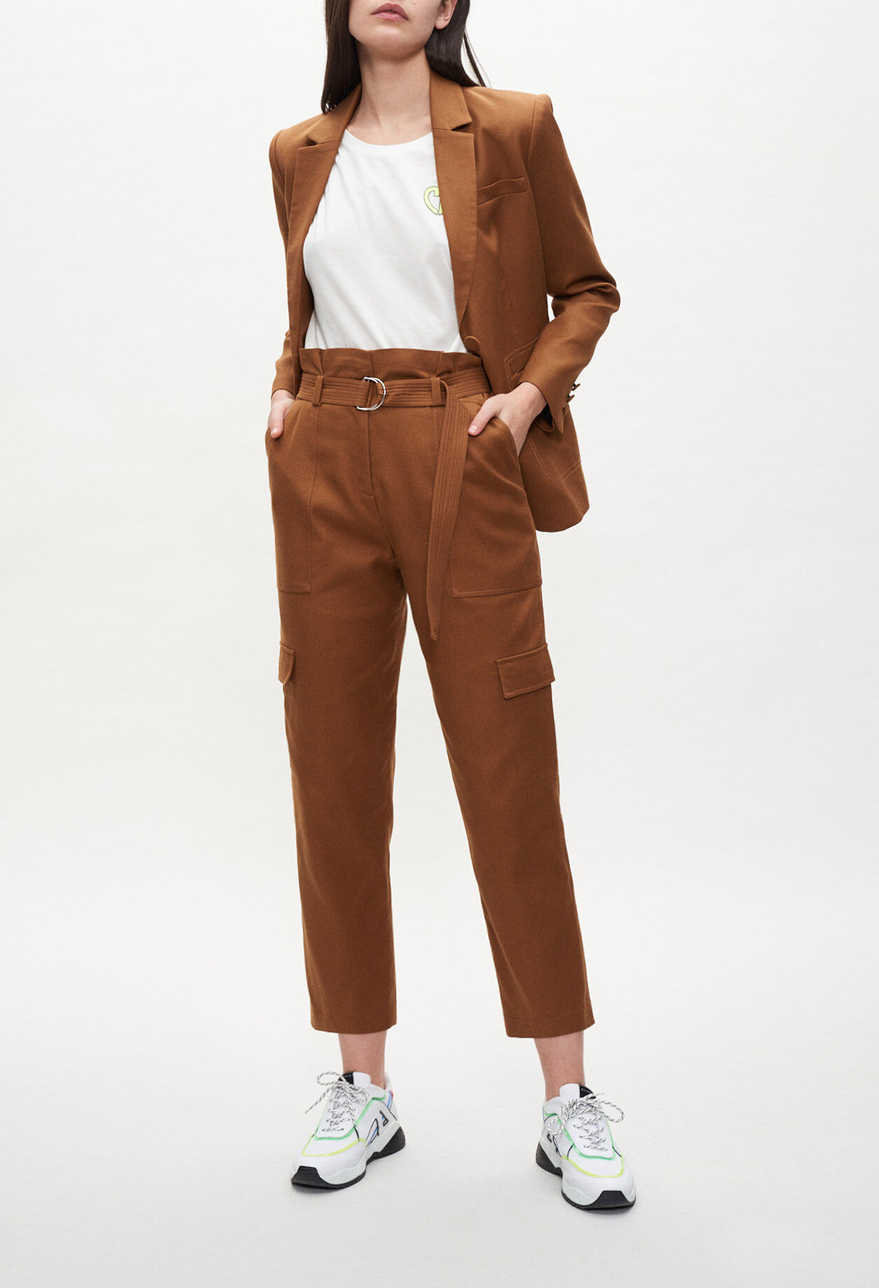 Pantalon droit à poches