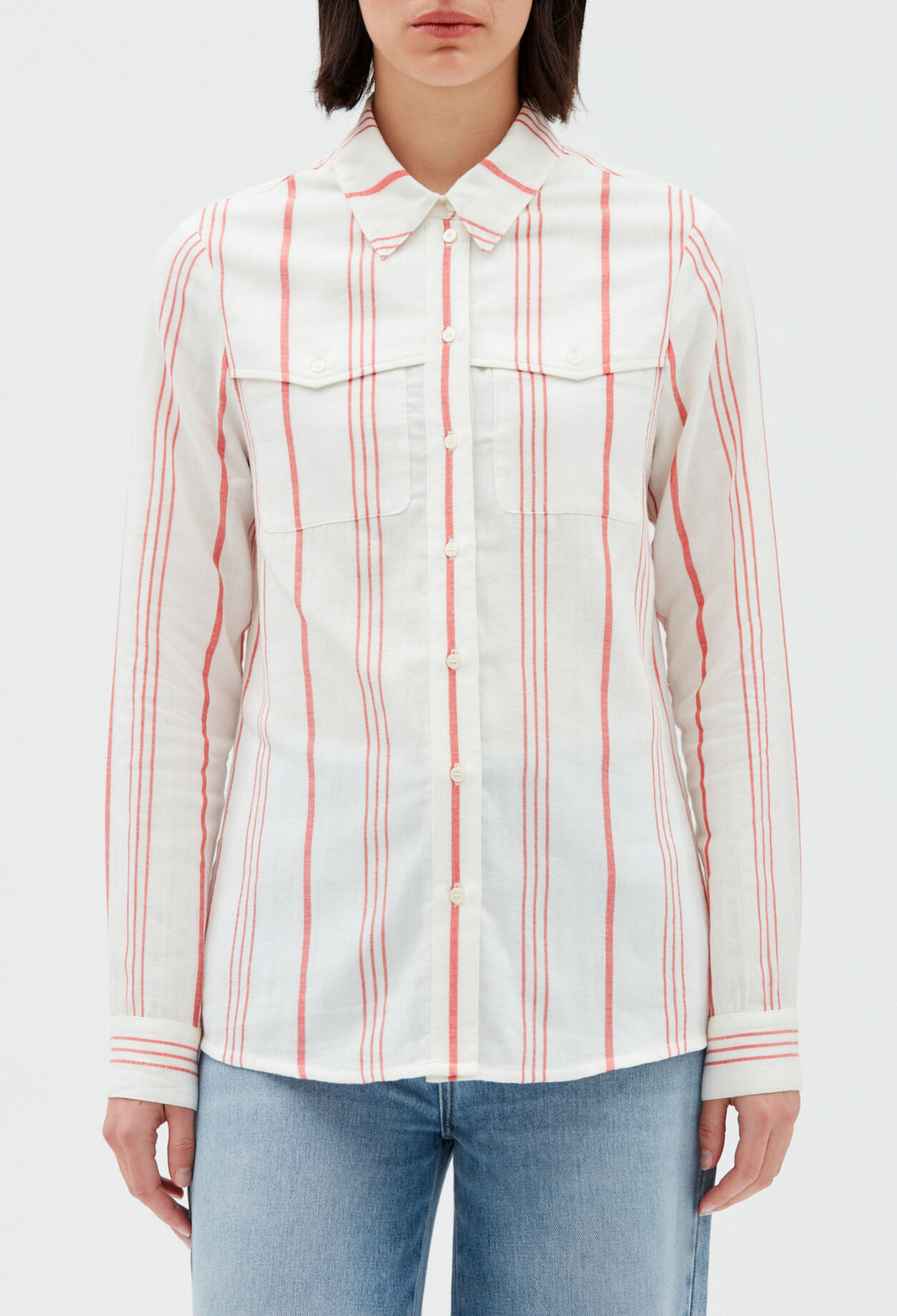 Chemise ray&eacute;e
