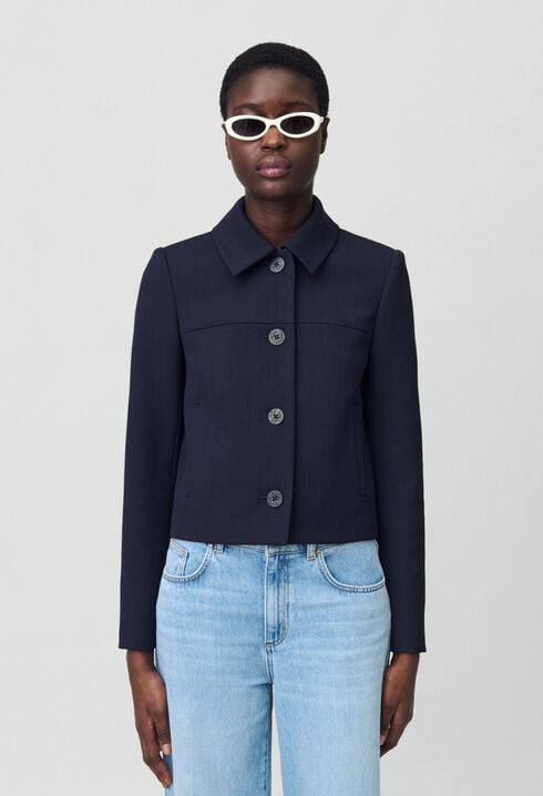 Veste boite marine