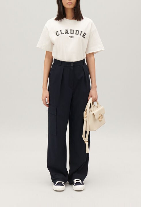 Pantalon cargo marine