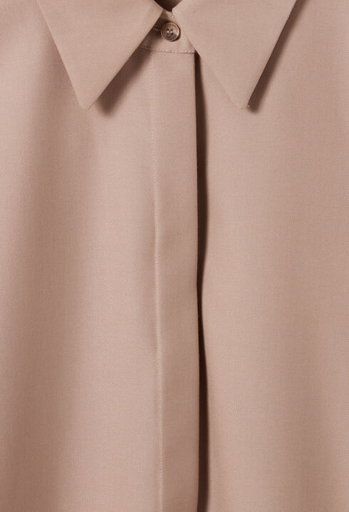 Chemise oversize plissée