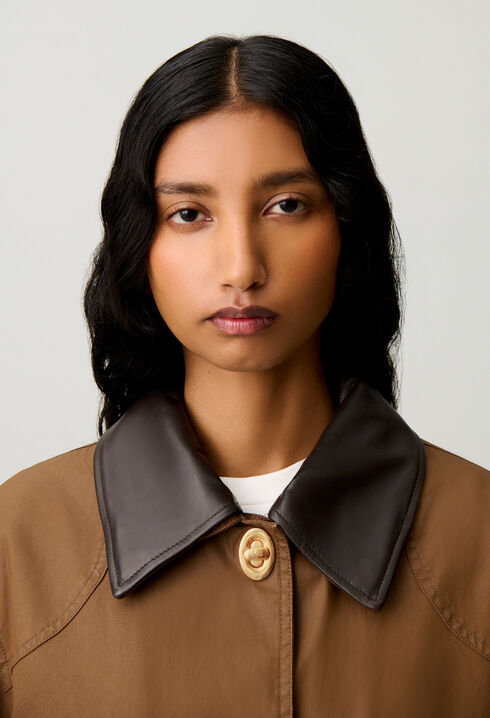 Parka courte cir&eacute;e