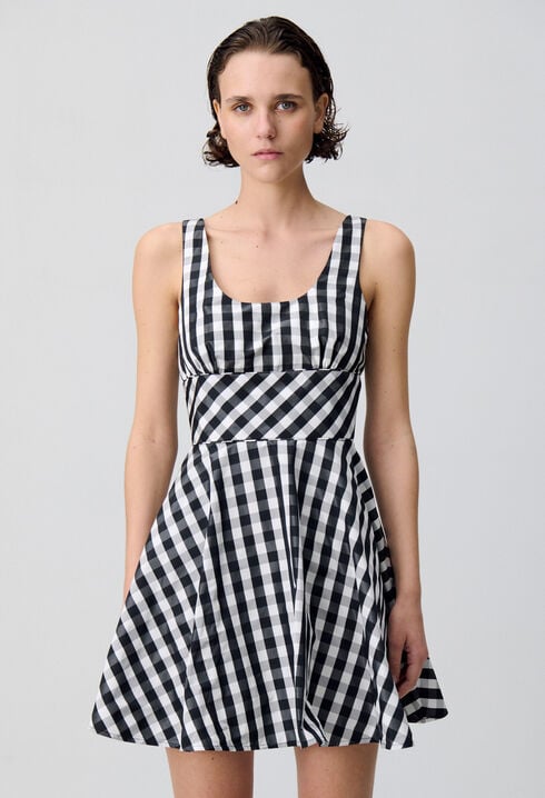 Robe courte patineuse