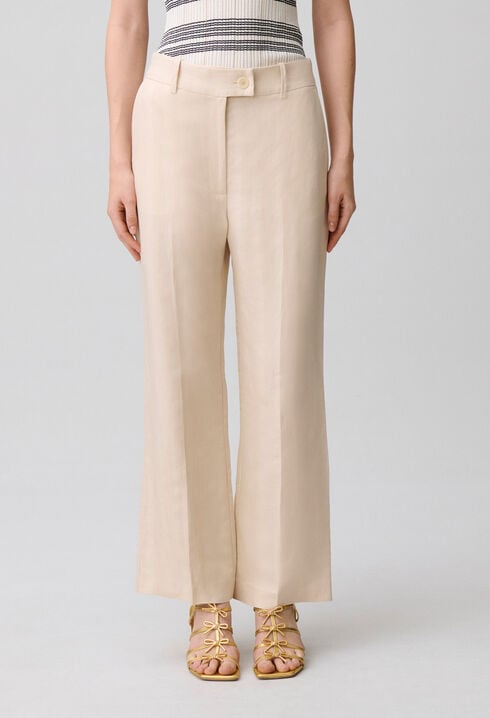 Pantalon fluide lin
