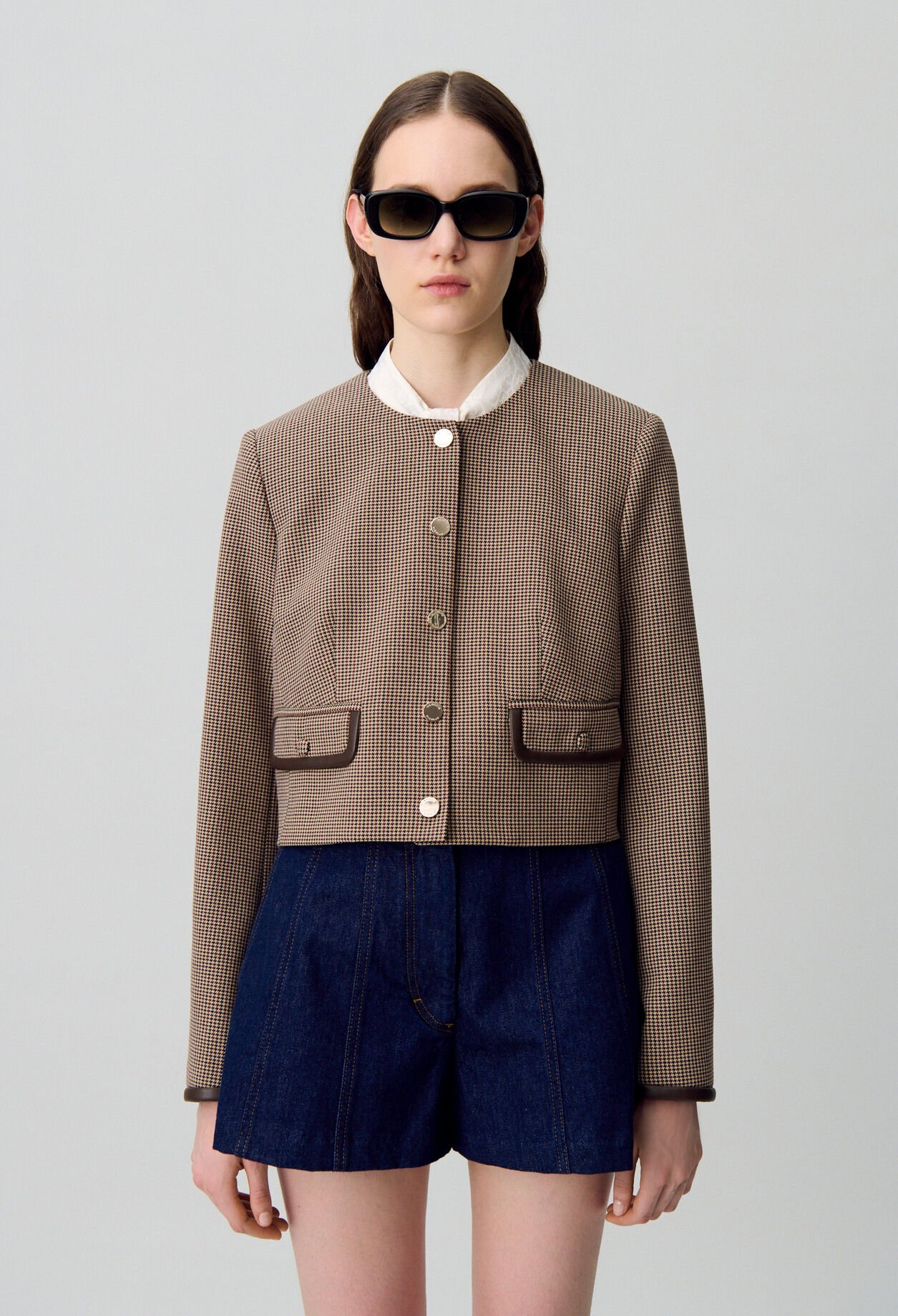 Veste boîte courte