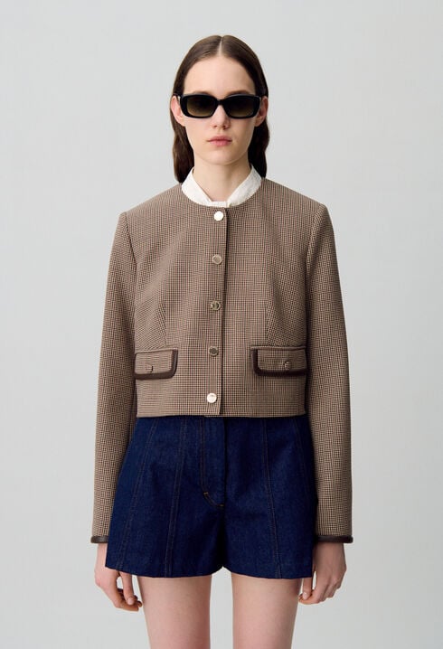 Veste boîte courte