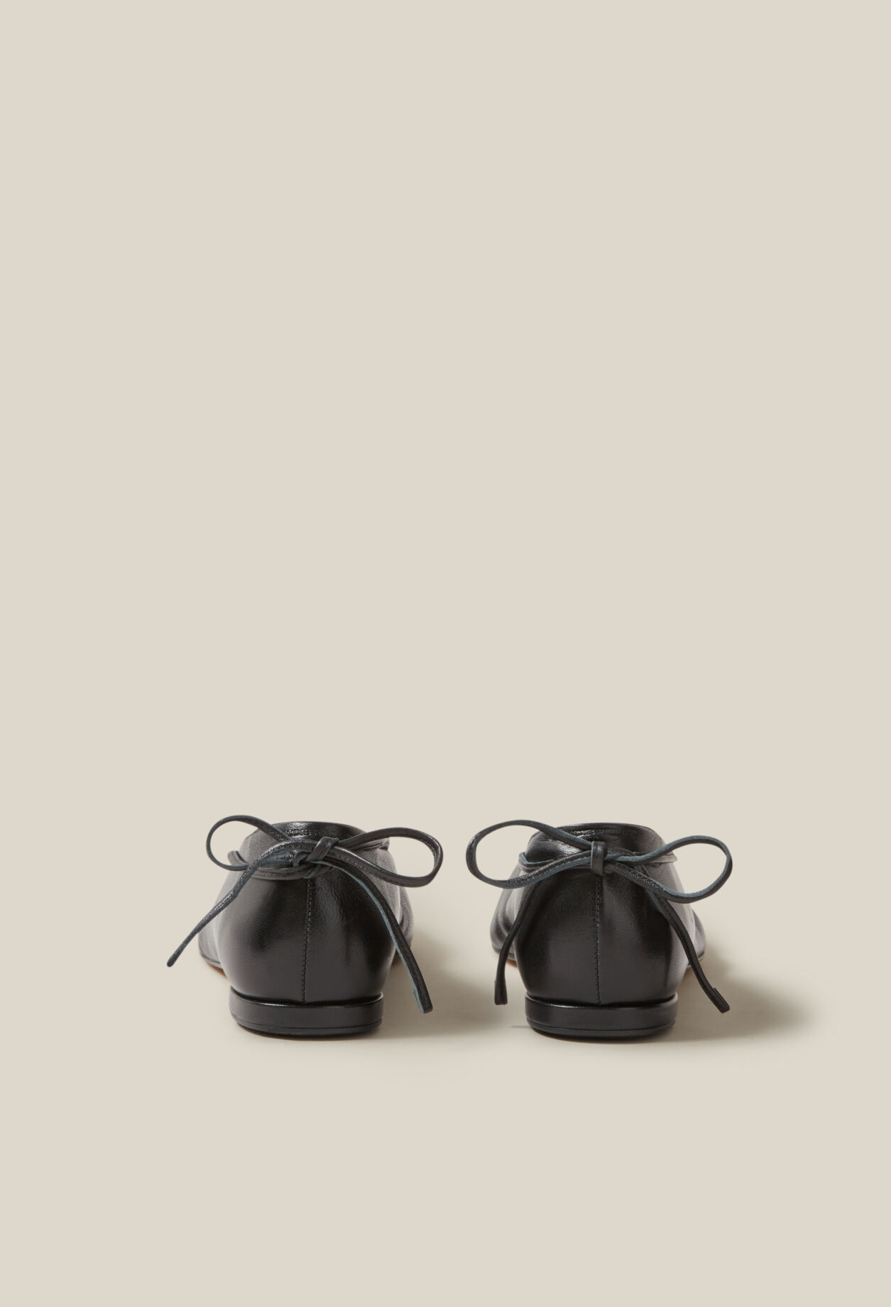 Ballerines cuir noir