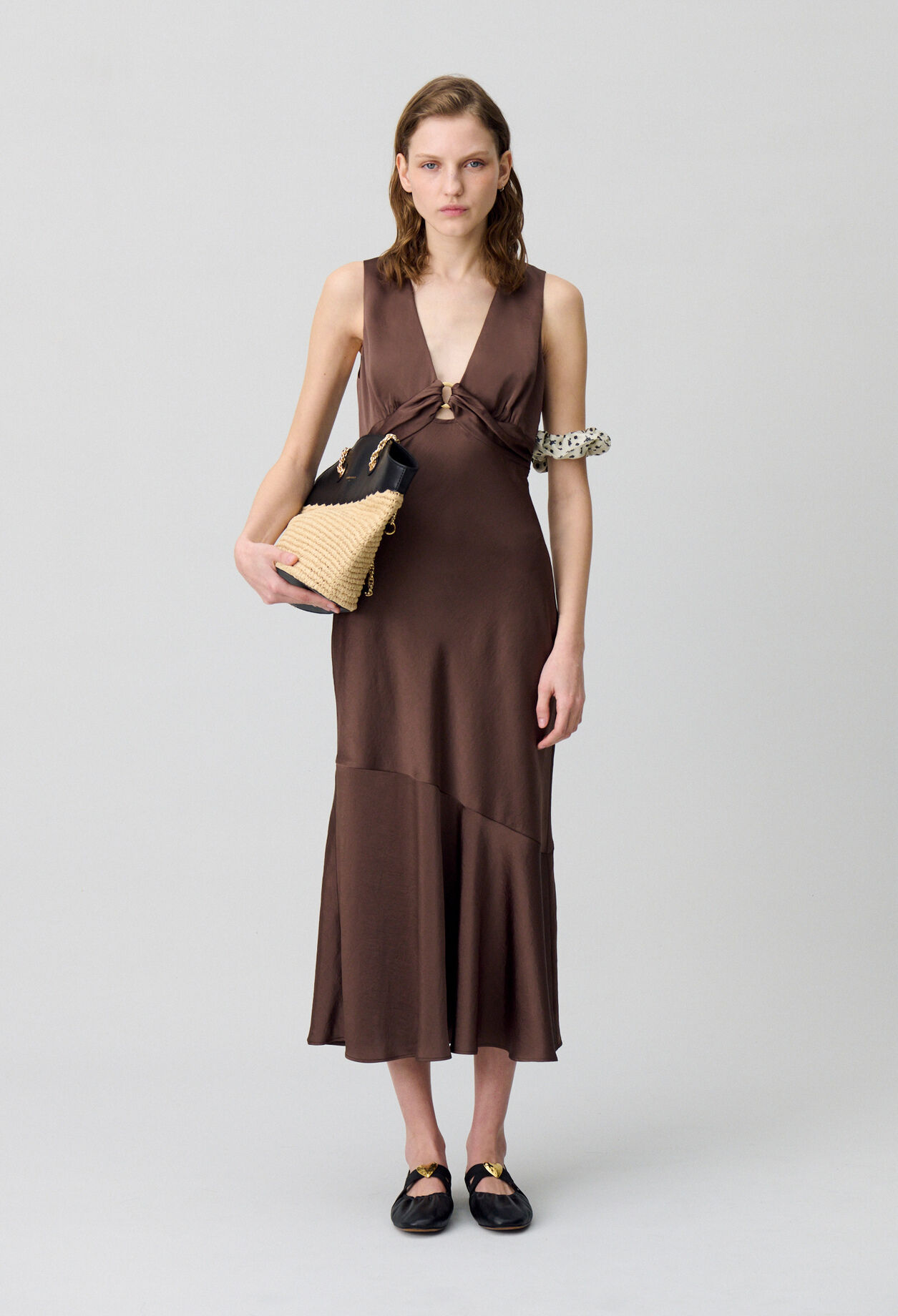 Robe Longue Robe Real Claudie Pierlot Robe Longue Robe Rencontre