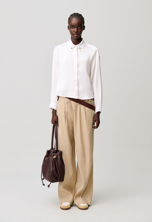 Chemise d&eacute;tails col