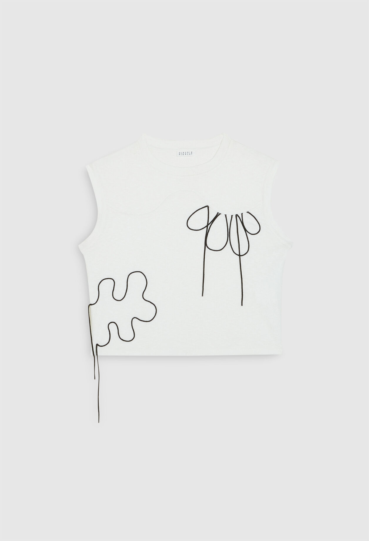 T-shirt brodé .