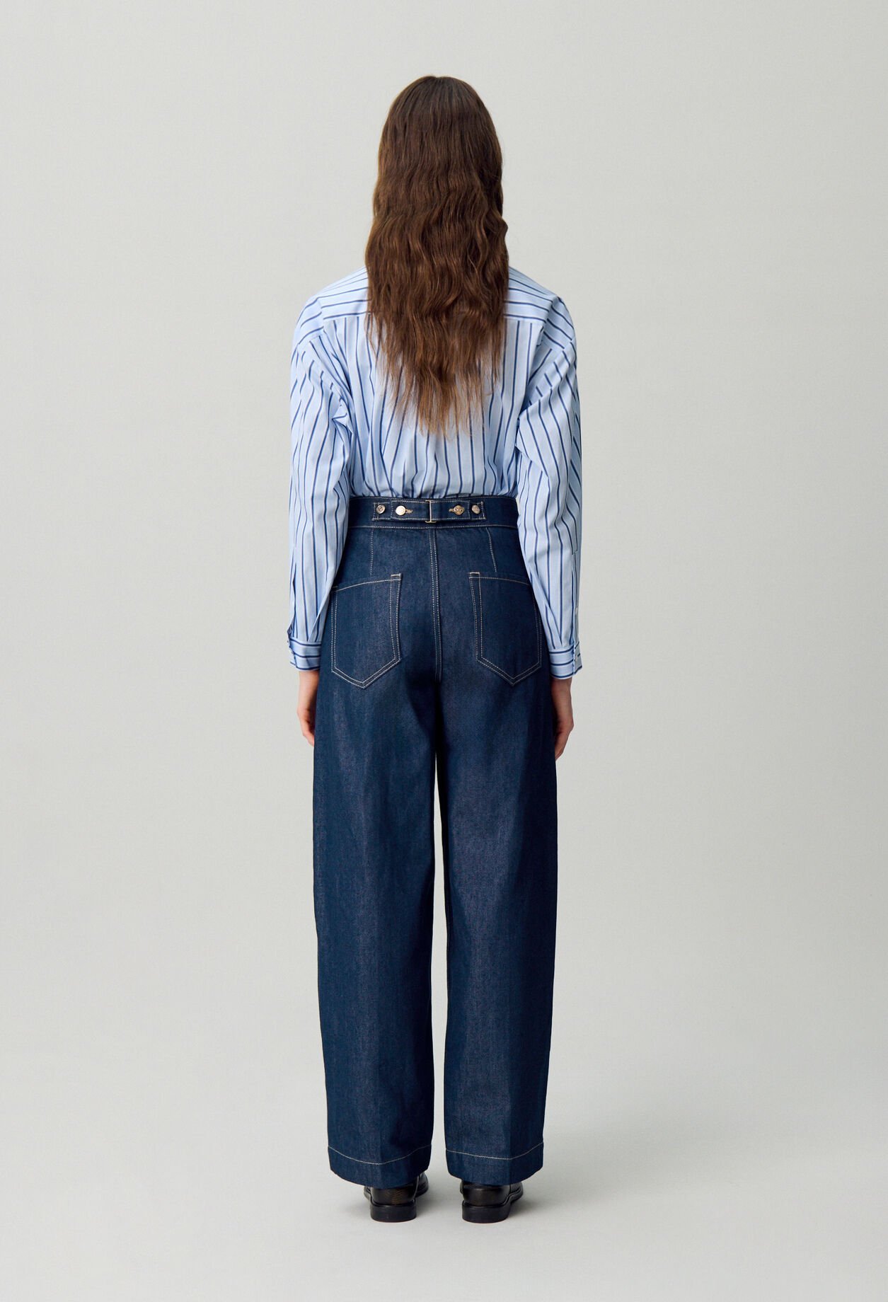 Jean denim brut droit
