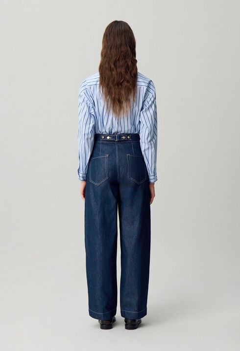 Jean denim brut droit