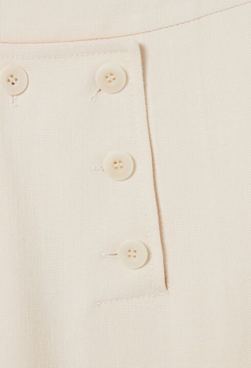 Pantalon droit à pont