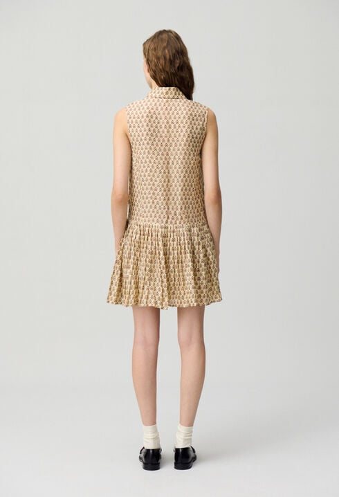 Robe courte imprimée
