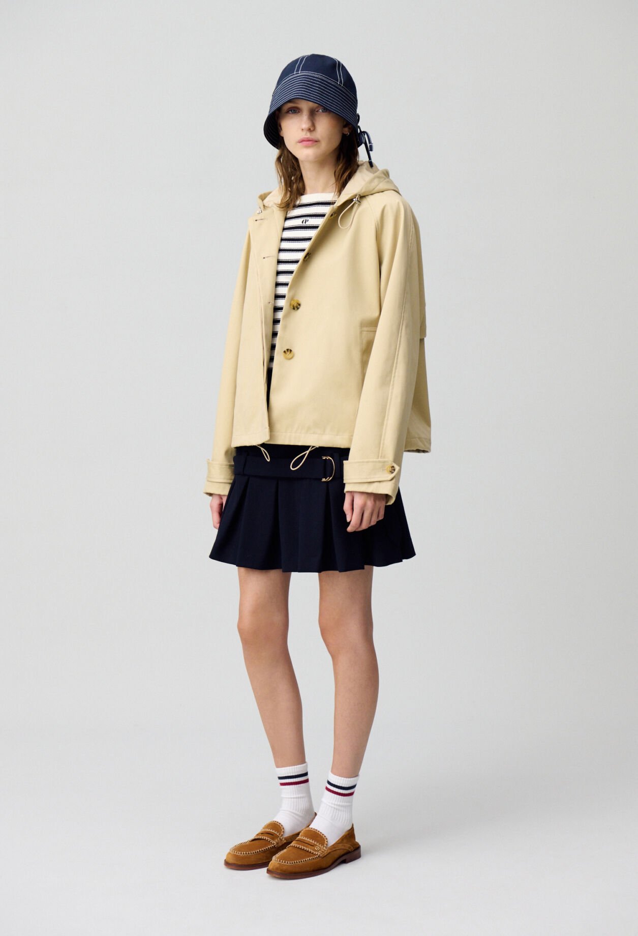 Parka légère à capuche