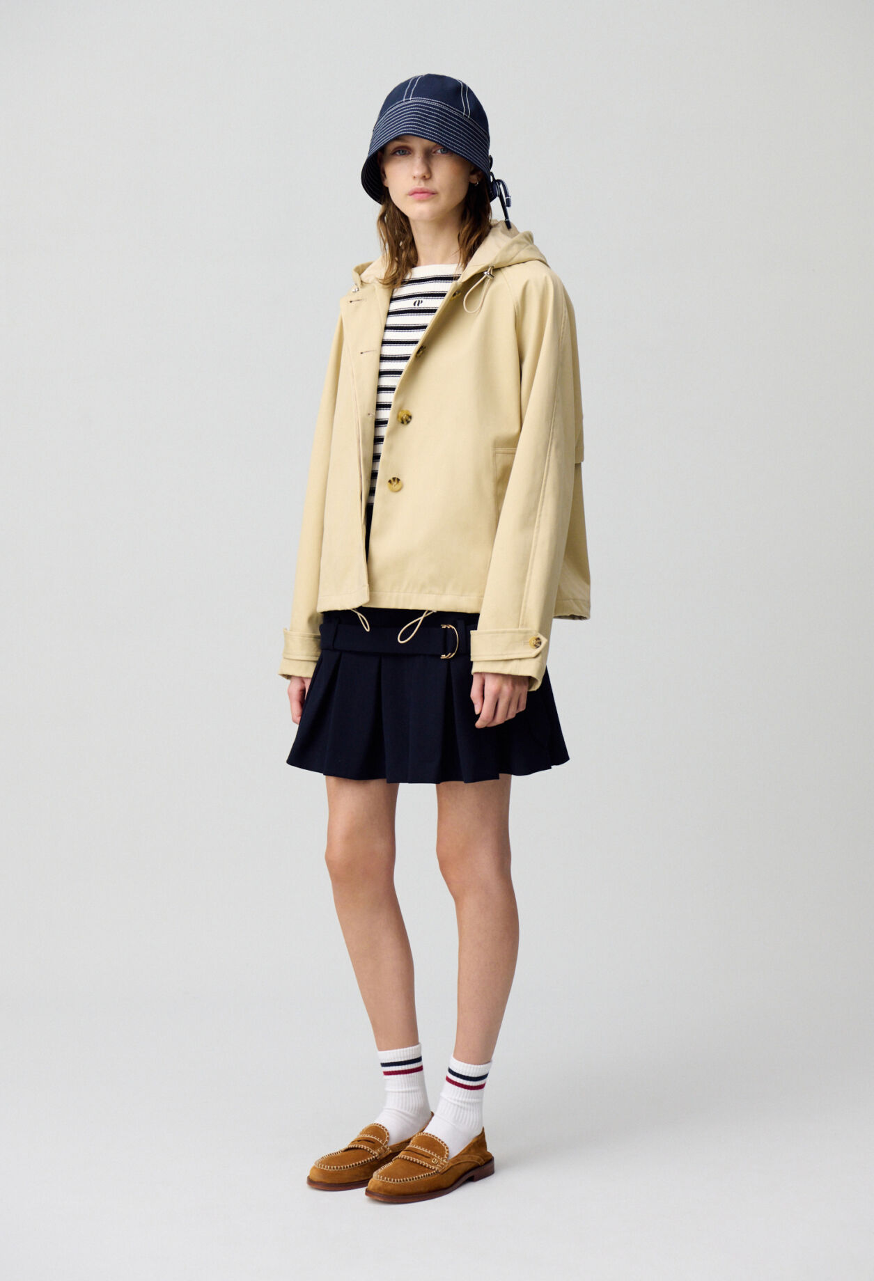Parka légère à capuche