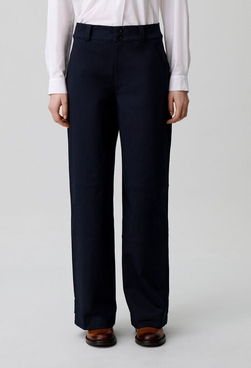 Pantalon gabardine coton