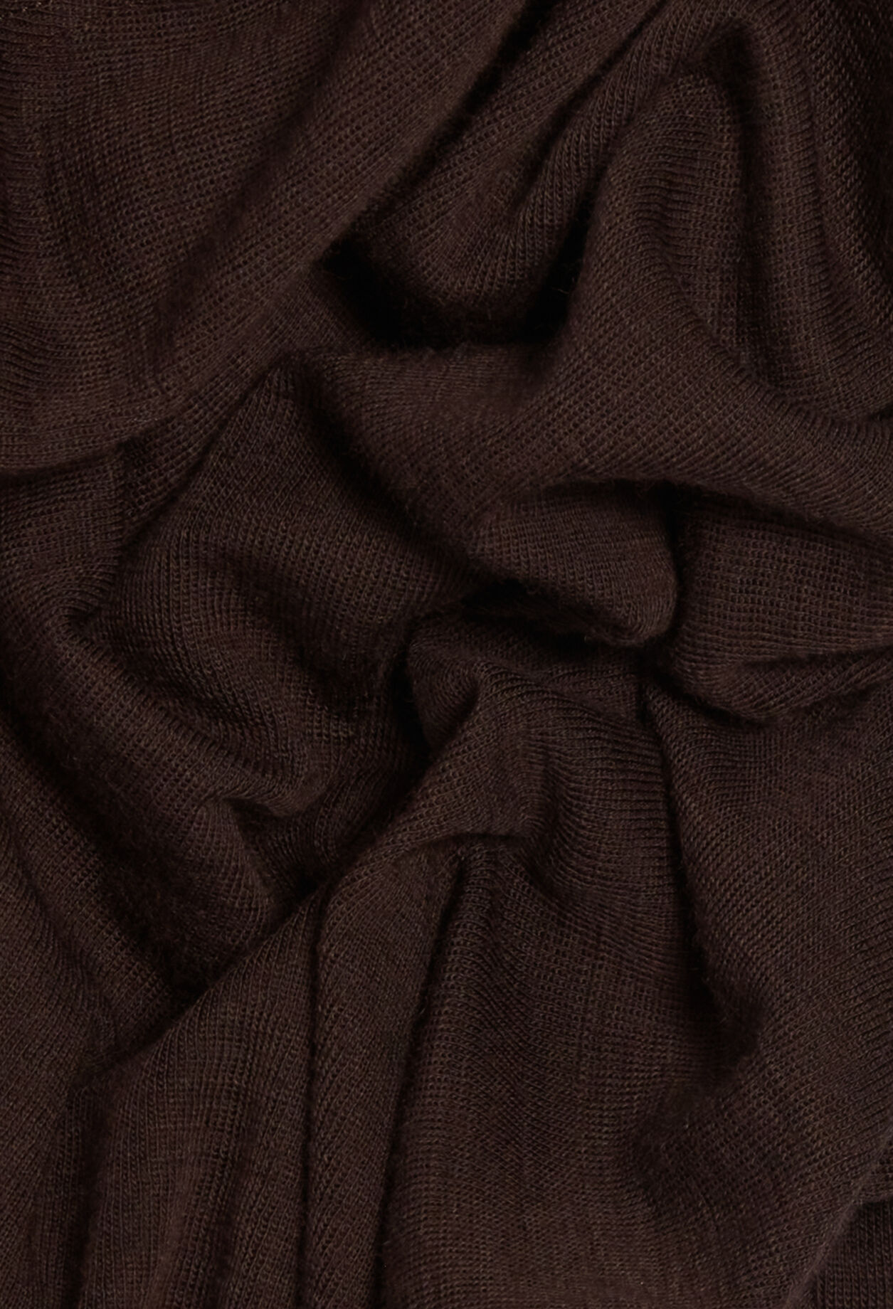 T-shirt laine chocolat