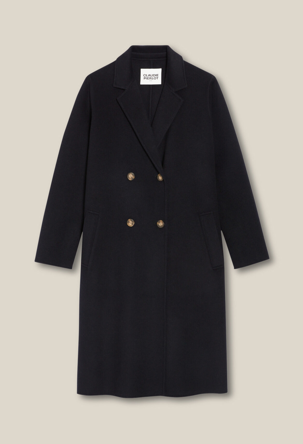 Claudie pierlot manteau bleu marine clearance