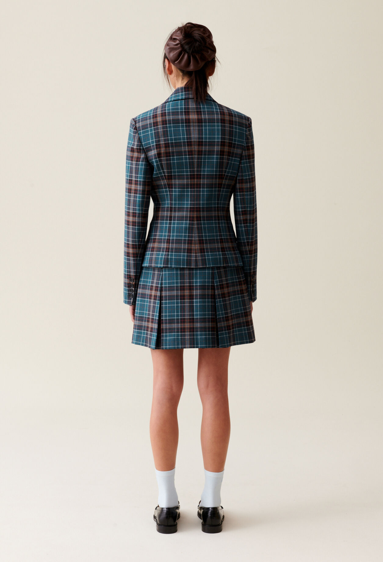 Veste tailleur carreaux