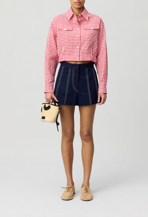 Chemise &agrave; carreaux vichy