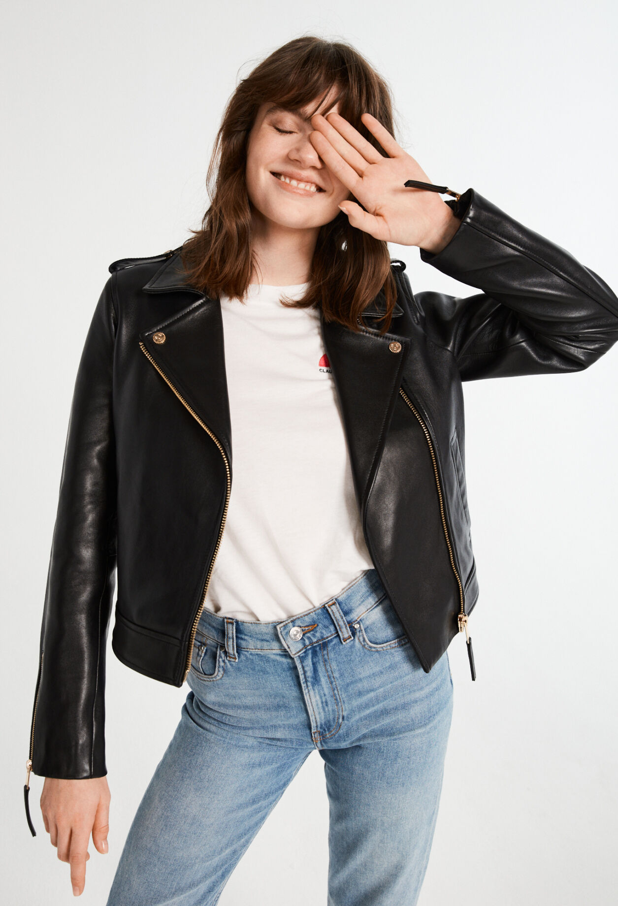 Blouson en cuir