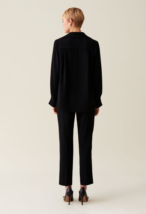 Blouse fluide noire 