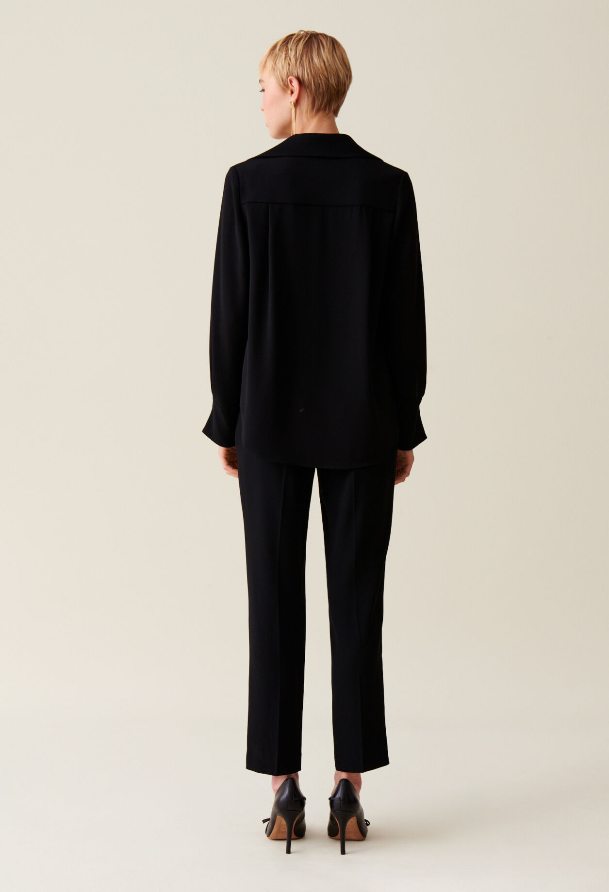 Blouse fluide noire