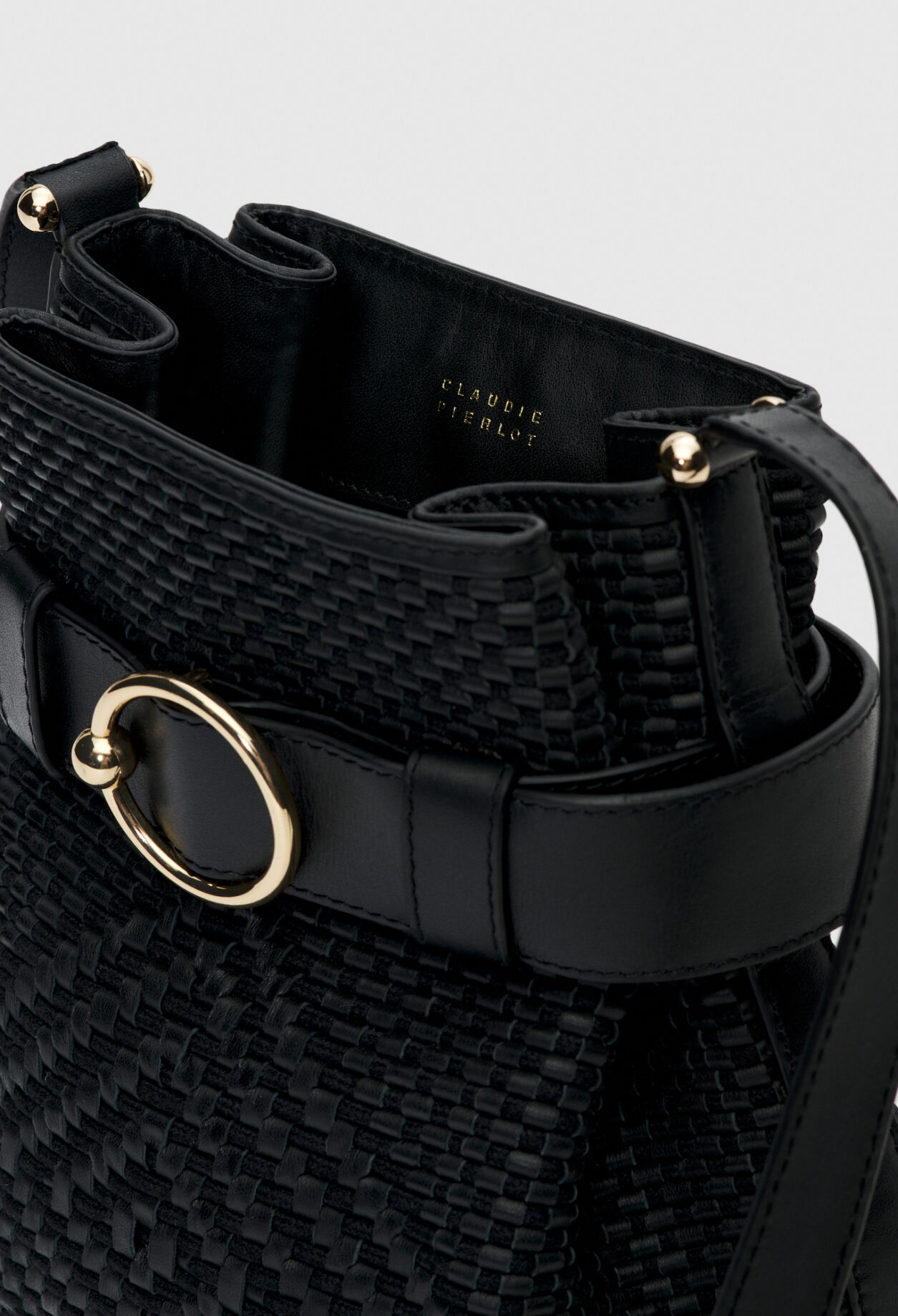 Sac seau en cuir