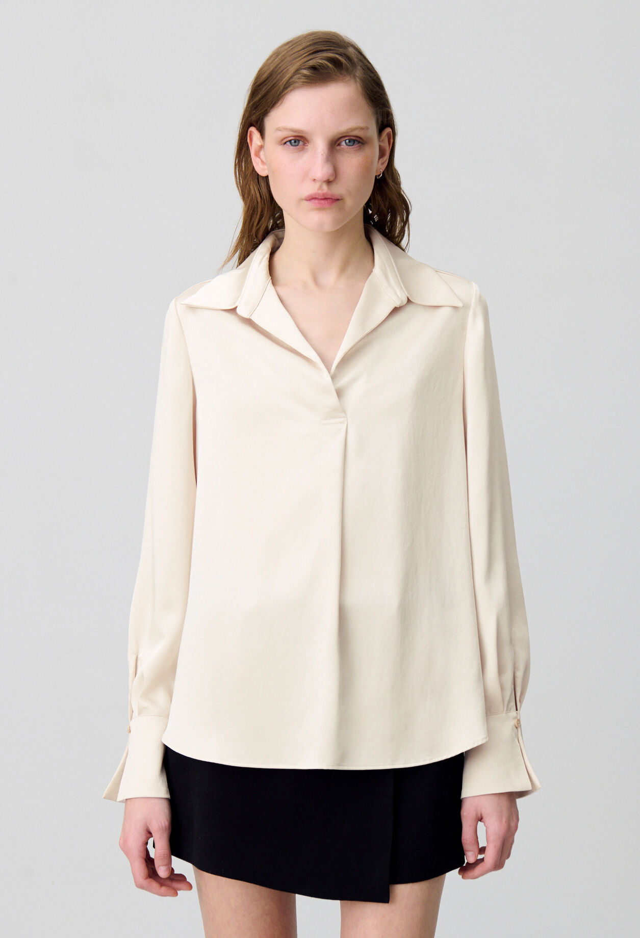 Blouse fluide plissée