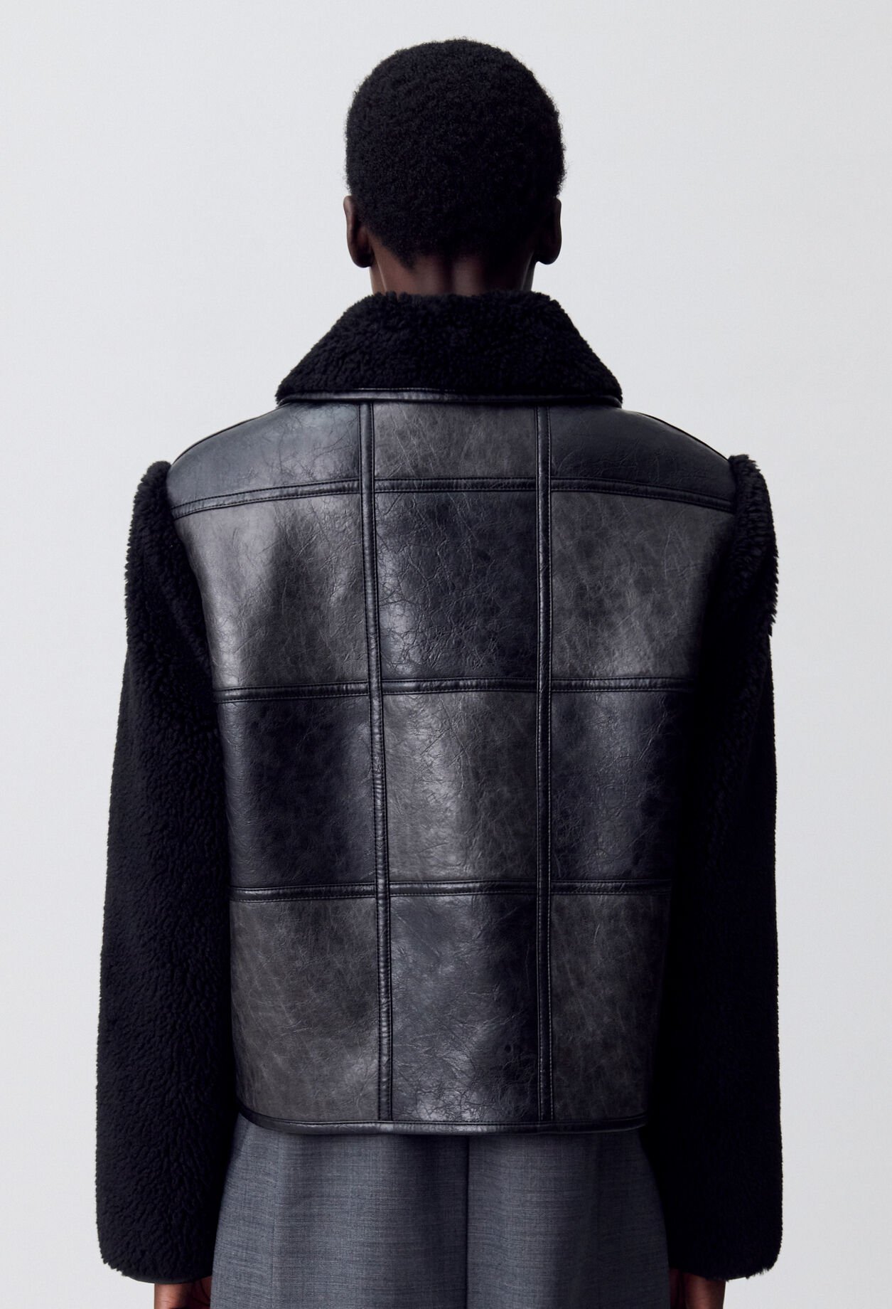 Blouson bi-matière