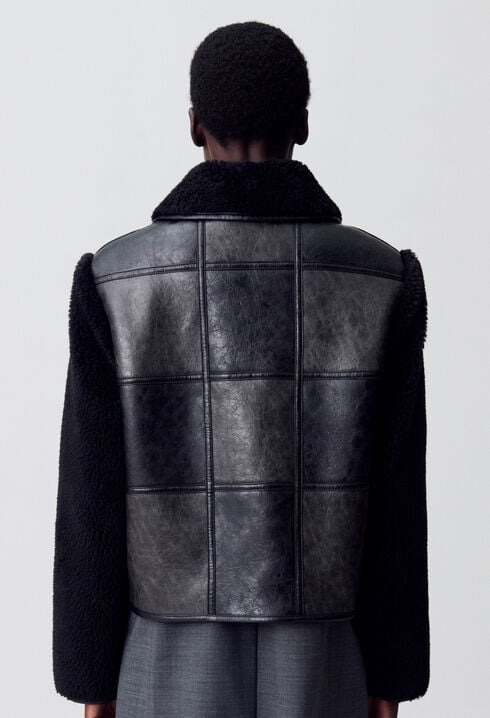 Blouson bi-matière