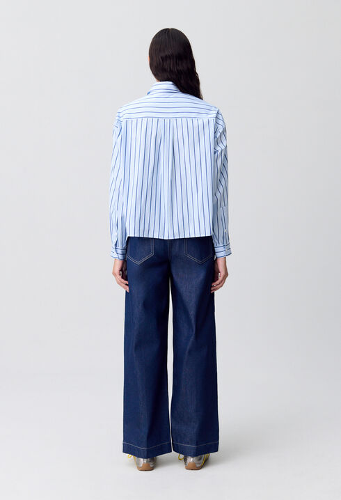 Chemise oversize rayures