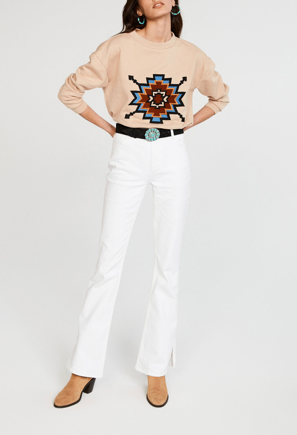 Sweatshirt brodé