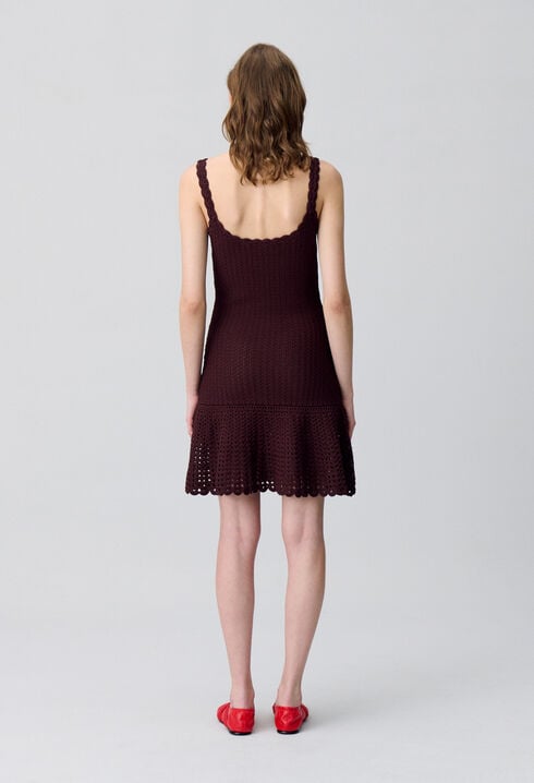 Robe courte crochet