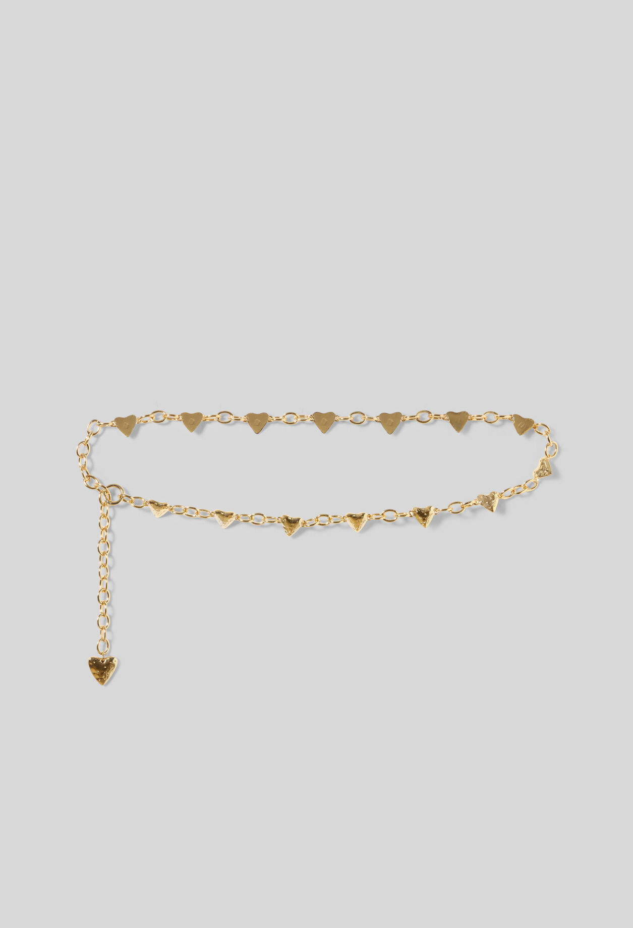 Ceinture bijoux coeur martel&eacute;