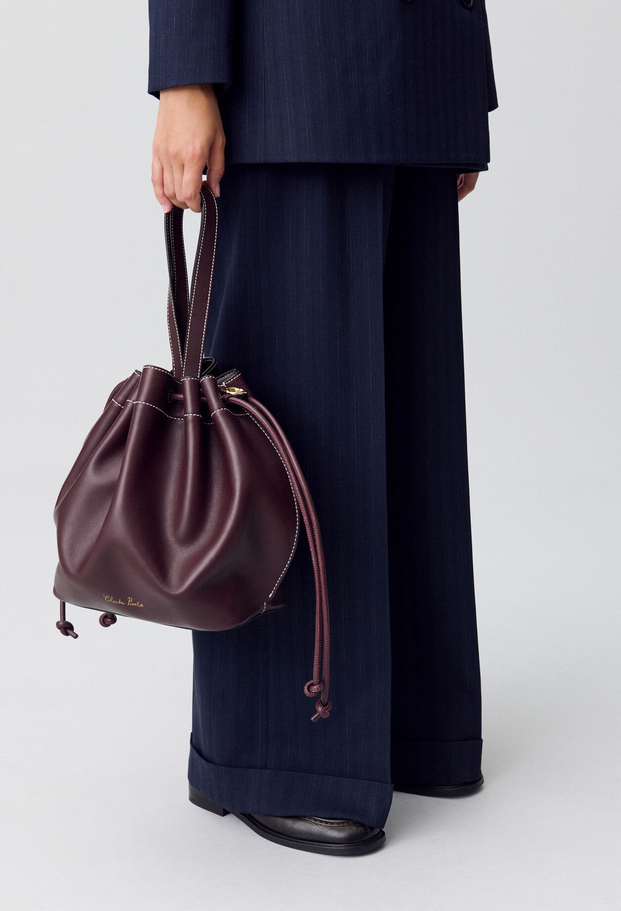 Sac cabas cuir lisse