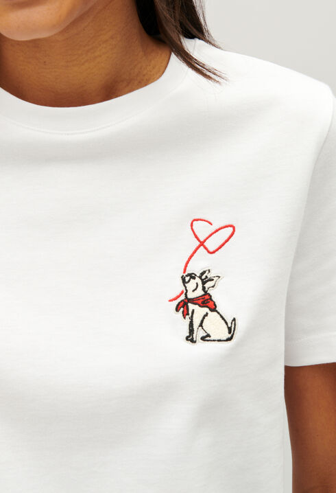 Tee-shirt Jean Toto écru