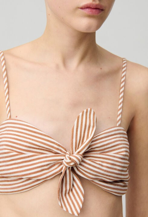 Top bandeau rayé