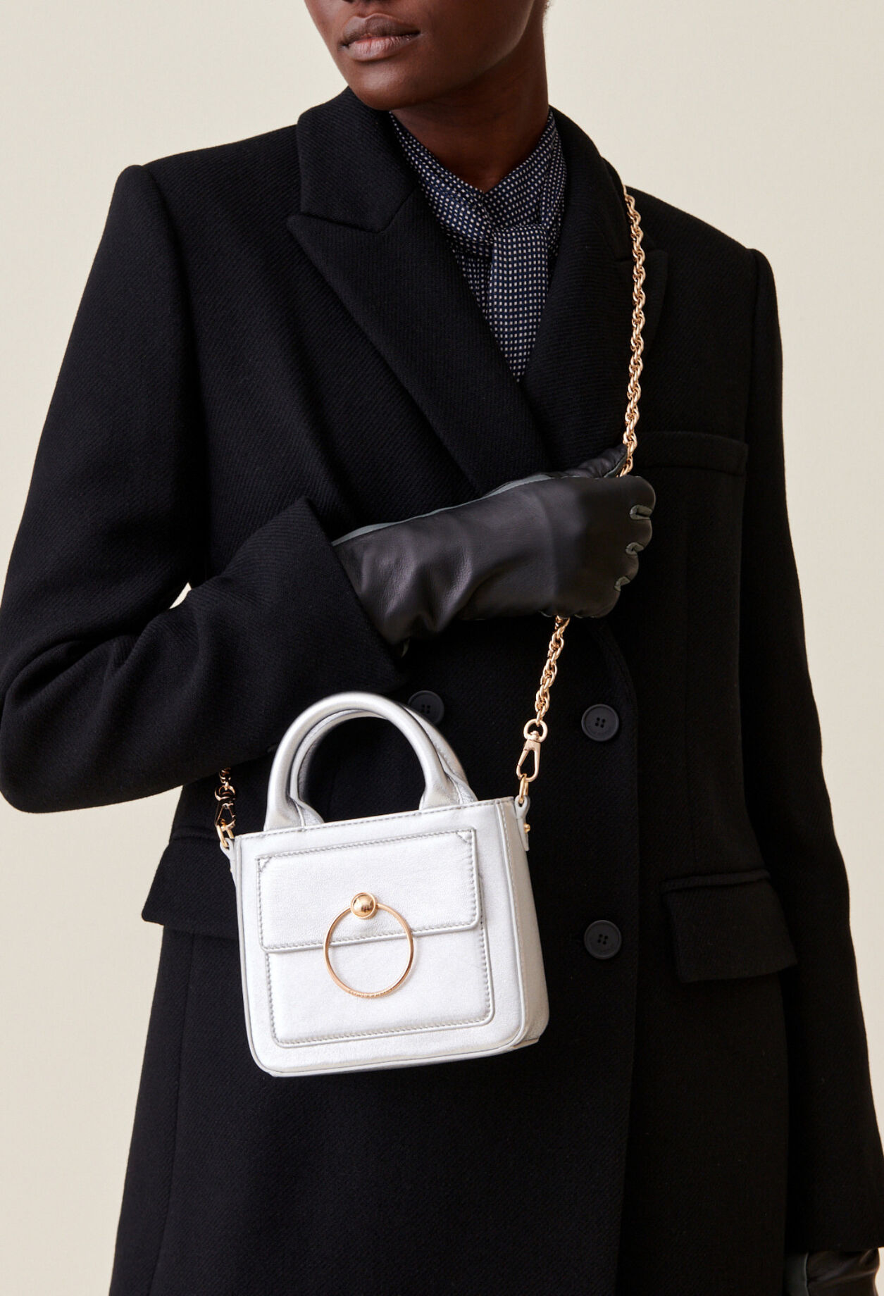 Sac Anouck nano argent&eacute;