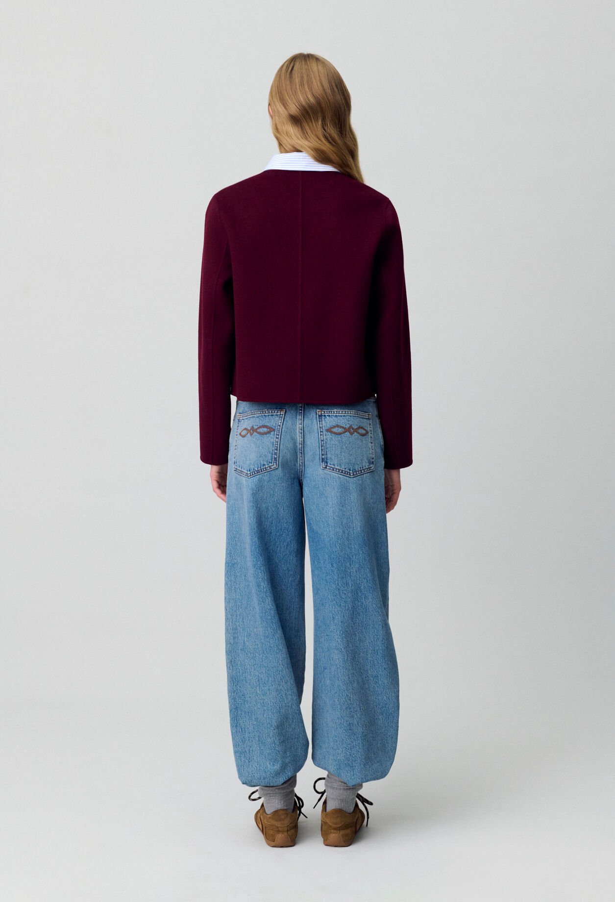 Veste courte laine