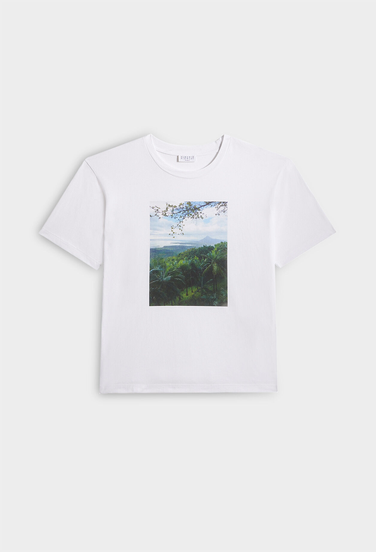 T-shirt sérigraphié en coton biologique